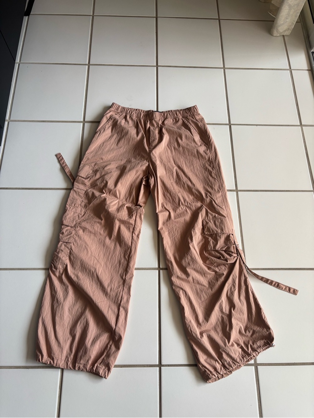 Kids Lightweight Cargo/track Pants - Dusty Rose